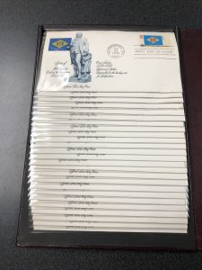 US 50 State Flags First Day Cover