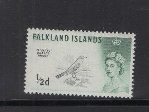 Falkland Islands  #128a  (1968 1/2d watermark sideways variety) VFMNH CV $0.45