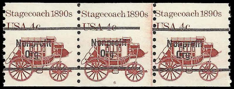 P.N.C. 6 # 1898Ab MINT NEVER HINGED PRE-CANS. STAGECOACH