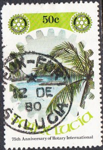 St. Lucia    #572    Used