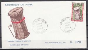 Niger, Scott cat. 309. Don-Don Drum issue on a First day cover. ^