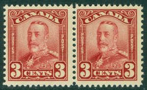 EDW1949SELL : CANADA 1928-29 Scott #151 pair. Mint NH. PO Fresh. Cat $110