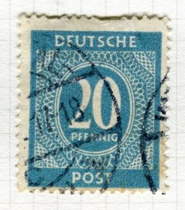 GERMANY BERLIN British/US Zone 1946 numeral issue used hinged 20pf. value