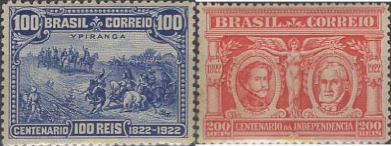 651711 MNH BRASIL 1922 CENTENARIO DE LA INDEPENDENCIA
