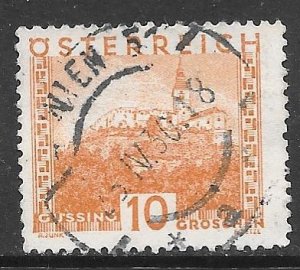 Austria 326: 10g Gussing Castle, Burgenland, used, F-VF