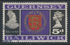 Guernsey  SG 19 1969 Definitive  Used  see detail and scan