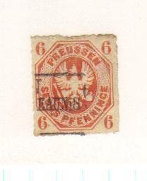 German States - Prussia Scott Classic Specialized Cat. #16 used CV $14.50
