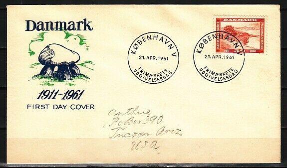 Denmark, Scott cat. 381. Society of Nature Lovers issue on a First day cover.