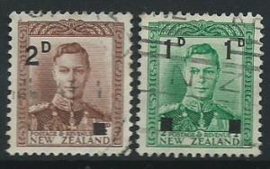 New Zealand SG 628 + 629  Used