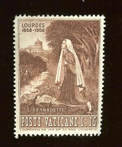 Vatican 235 15L St. Bernadette MNH