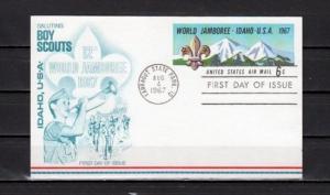 United States, 1967 issue. Idaho Scout Jamboree Postal Card. ^