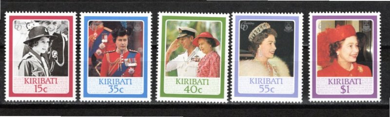 Kiribati 1986 MNH Sc 470-474