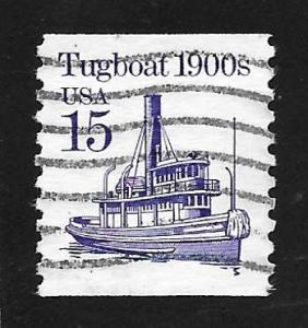 SC# 2260 (15c) Tugboat, used single