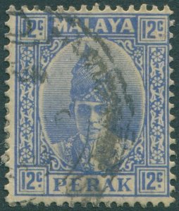 Malaysia Perak 1938 SG113 12c Sultan Iskandar FU