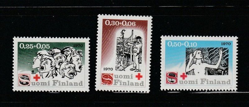 Finland B188-B190 Set MH Red Cross (B)