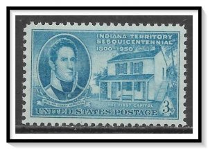 US #996 Indiana Territory MNH