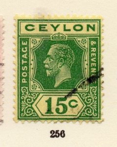 Ceylon 1921-32 Early Issue Fine Used 15c. 258975