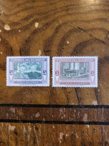Stamps Ecuador Scott #C231-2 nh