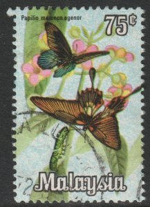 Malaysia Federation Scott 69 - SG67, 1970 Butterflies 75c used