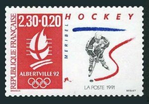 France B625,MNH.Michel 2817. Olympics Albertville 1992.Ice hockey.