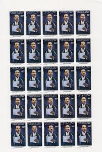 Djibouti 1983 Sc#C180 Martin Luther King Jr. Sheetlet Imperforated (25) MNH