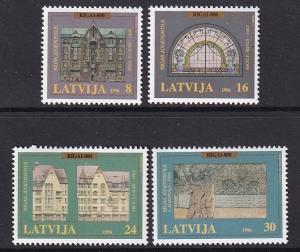 Latvia   #429-432   MNH  1996   city of Riga