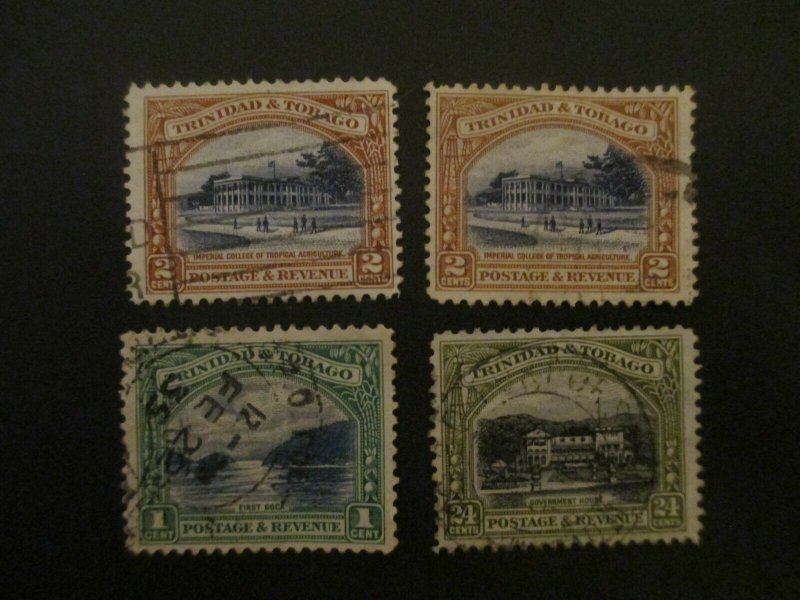 Trinidad and Tobago #34a,35,35s,40 Used WDWPhilatelic (J7M4)