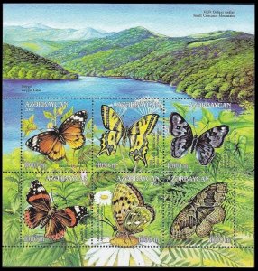 2002 Azerbaijan 520-25/B50 Butterflies 7,80 €