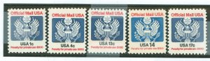 United States #O127-O130 Mint (NH) Multiple