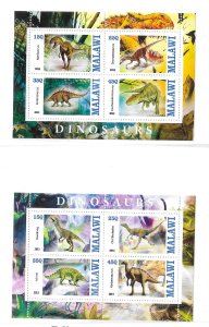 Malawi 2013 Dinosaurs 2 S/S MNH C16