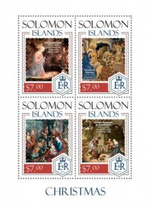 SOLOMON ISLANDS 2014 SHEET CHRISTMAS slm14117a