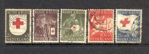 Netherlands - 1953 - Red Cross, used.