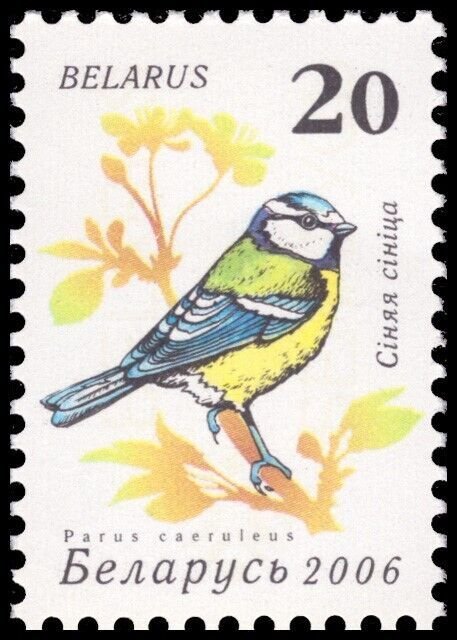 Belarus 2006 Sc 581-592 Bird Wheatear Tit Flycatcher Linnet Whitethroat CV $7.45