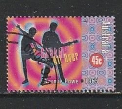 1998 Australia - Sc 1662d - used VF - 1 single - Rock & Roll