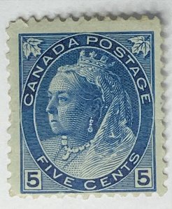 CANADA 1899 #79 Queen Victoria 'Numeral' Issue - MH (CV 150$ +)