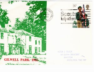 Great Britain 1982 Sc 985 postal card