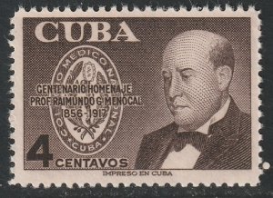 Cuba 1956 Sc 561 MNH**