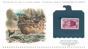 THE HISTORY OF THE U.S. IN MINT STAMPS THE ATLANTIC CABLE