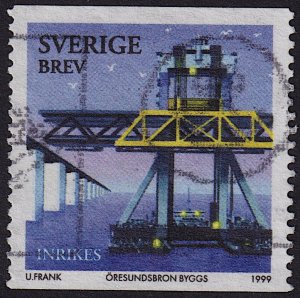 Sweden - 1999 - Scott #2337 - used - Oserund Bridge
