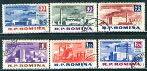 Romania; 1963: Sc. # C129-C134: Used CTO Cpl. Set