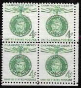 US #1168 Block  MNH. Giuseppe Garibaldi, Italy