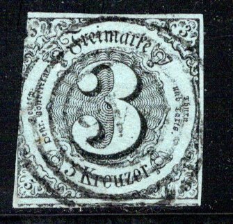 German States Thurn & Taxis Scott # 44, used