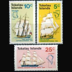 TOKELAU 1970 - Scott# 22-4 Discovery of Tokelau Set of 3 NH