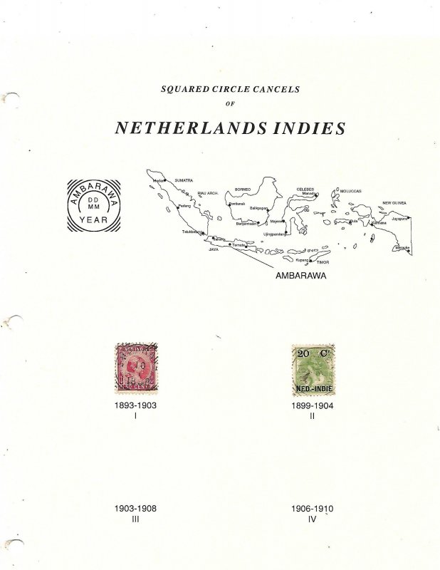 Dutch ( Netherlands) Indies 'Old time  Collection'