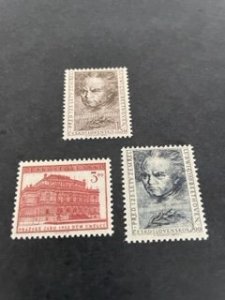 Czechoslovakia sc 529-531 MH comp set