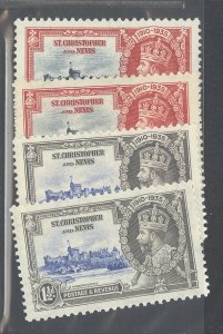 St. Kitts-Nevis #72-3 Unused Multiple