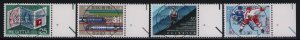 Switzerland 856-859 used stamps superb cancels Ice hockey railway (1)