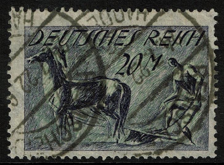 Germany 196  Used - Plowing (1922)