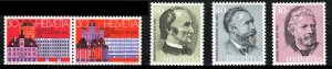 Switzerland  #589-593  Mint NH CV $4.95