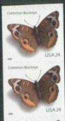 US Stamp #4002 MNH - Common Buckeye Butterfly Coil Pair